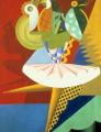 Depero   Rotazione di ballerina e pappagalli  6cm