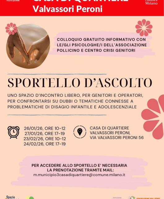 Sportello ascolto