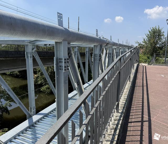 2026 07 20 urbanfile milano cascina gobba cantiere passerella M2 Tram 13