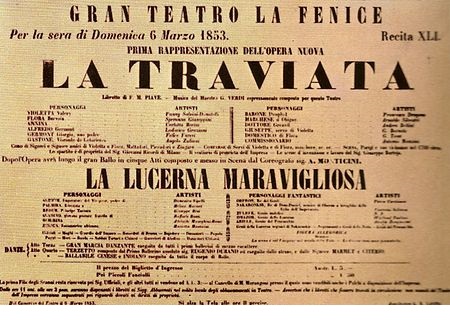 la traviata del 1853 a venezia