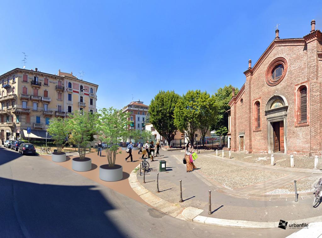 Milano riqualificazione piazza San Materno 2
