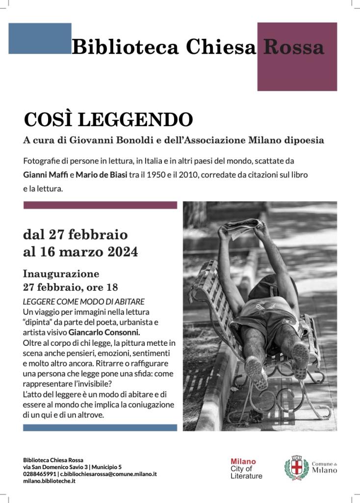 ChiesaRossa LEGGERE MILANODIPOESIA 2024