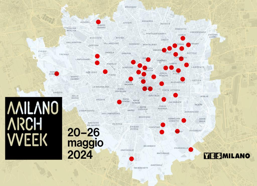Mappa Milano Totale milano arch week 2024 Mappa Milano Totale milano arch week 2024