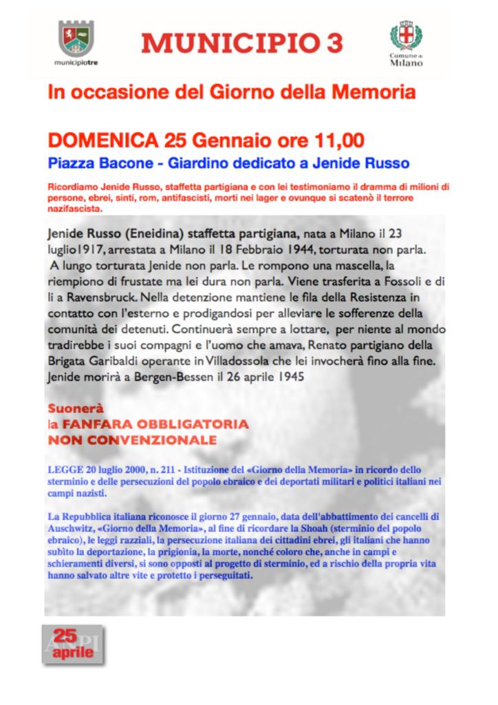 giorno della memoria 25 gennaio page 0001