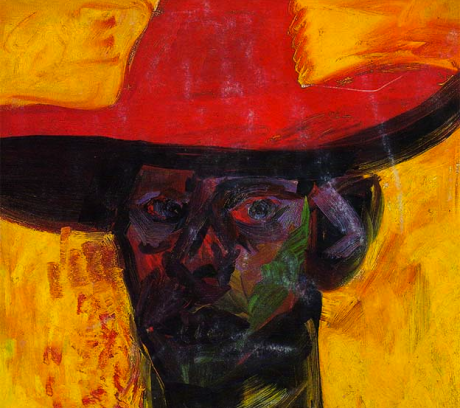 Rainer Fetting Self with Red Hat 1985