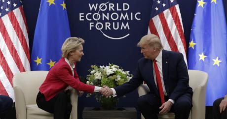 Davos Trump Von Der Leyen Davos Trump Von Der Leyen