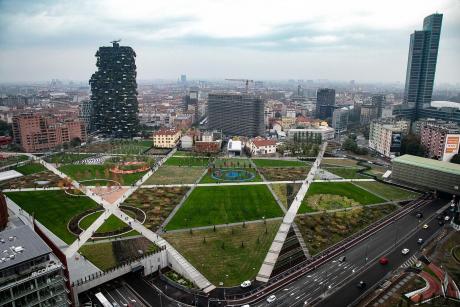 Milano Biblioteca Alberi