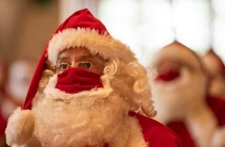 Babbo Natale mascherina Babbo Natale mascherina