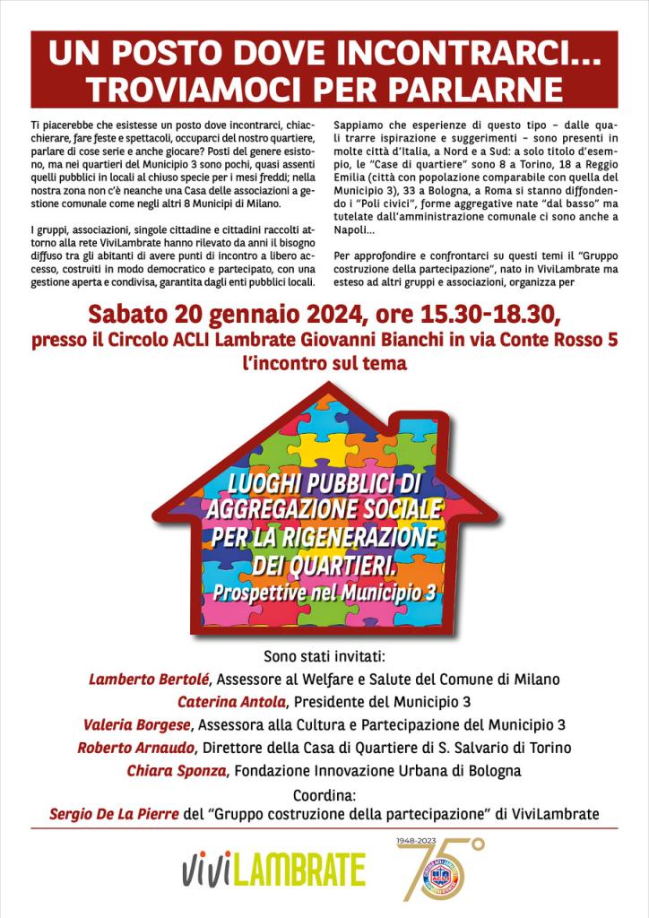 Vivilambrate incontro Vivilambrate incontro