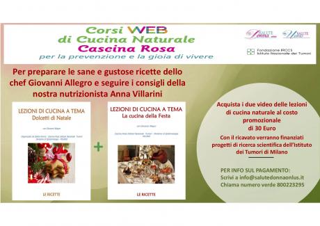 Promo per acquisto video corsi di cucina on line