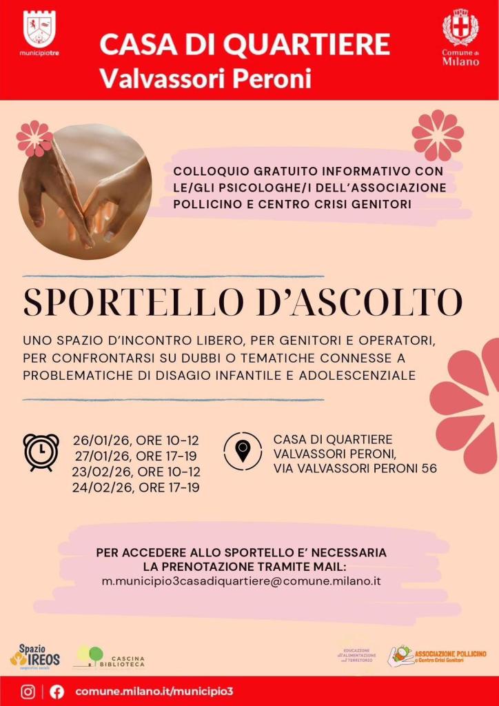 Sportello ascolto Sportello ascolto