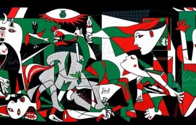 Guernica color Gaza 