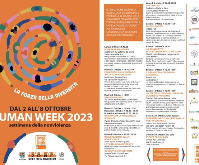 Volantino Human Week