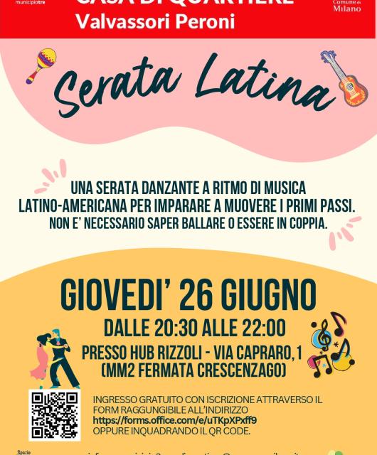 Serata Latina zona 3
