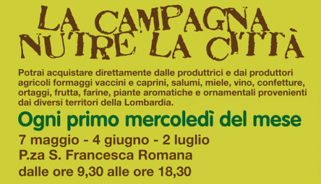La campagna nutre la citta Piazza Francesca Romana
