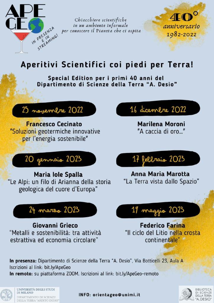 ApeGeo calendario ApeGeo calendario