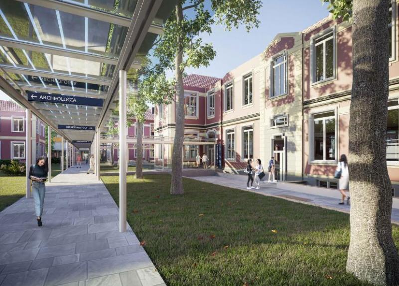 Campus Via Celoria Passerella pedonale protetta Ottavio Di Blasi and Partners 0 Campus Via Celoria Passerella pedonale protetta Ottavio Di Blasi and Partners 0