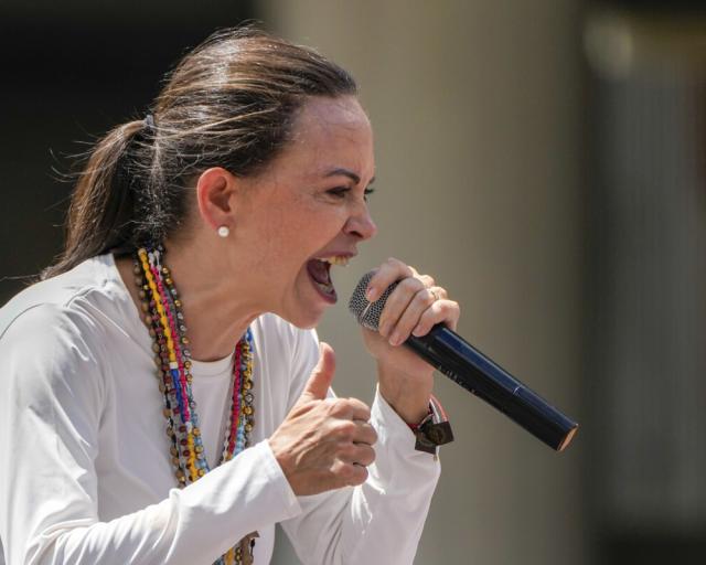Mara Corina Machado (Foto LaPresse)
