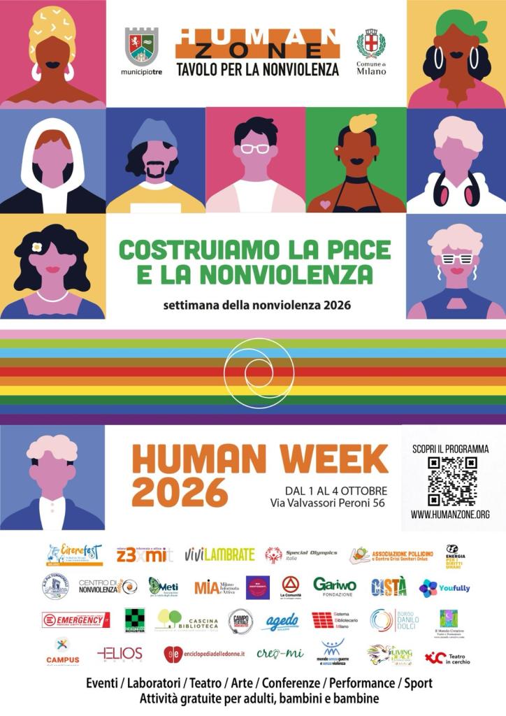 HumanWeek 2026 locandina solo fronte