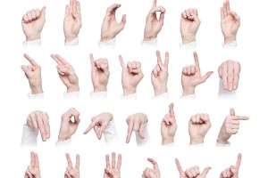 il linguaggio dei segni